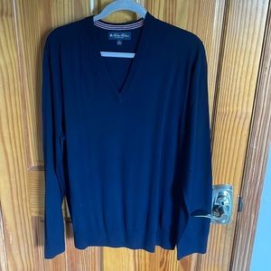 Brooks Brothers Italian Yarn V-Neck Sweater